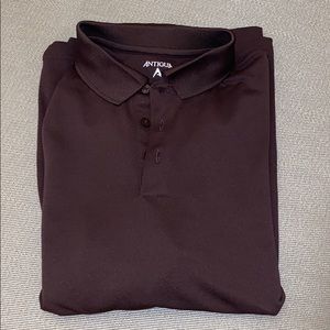 Antigua men’s polo chocolate brown